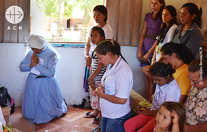 페루, 볼리비아, 아르헨티나, 우루과이, 파라과이, 칠레에서 활발히 활동하시는 수녀님들 (출처=ACN 자료사진)