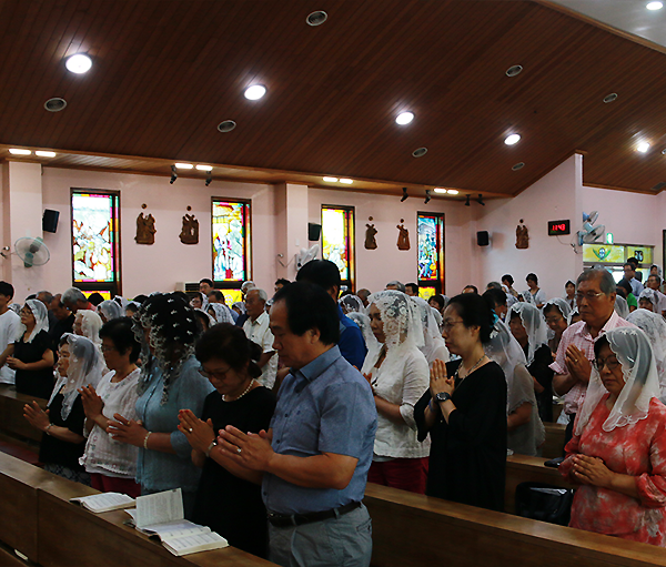 제주교구 하귀성당 방문 (출처=ACN 자료사진)