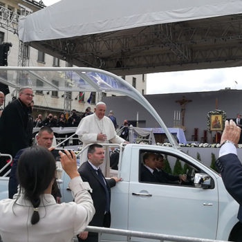 소피아를 방문한 교황 (출처=ACN자료사진)