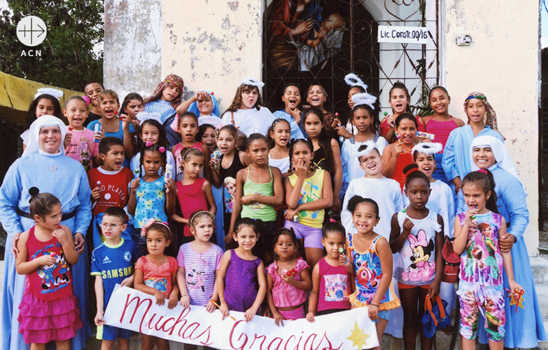 쿠바 예수 말씀과 희생의 선교 수녀회의 교리교육 및 사목 활동 지원(출처=ACN 자료사진)