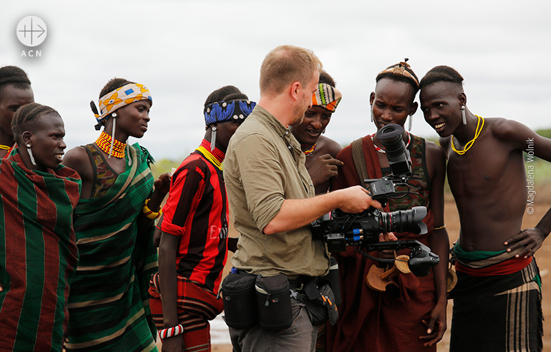 ACN 산하 CRTN 다큐멘터리 영화 ‘에티오피아: 모든 씨족에서’ 촬영 현장 (출처=ACN 자료사진)