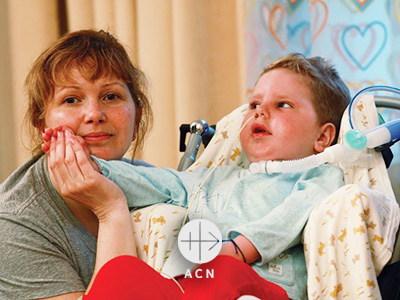 RUSSIA / NATIONAL 20/01044
Renovation of the stationary children's hospice building in St. Petersburg (ul.Babushkina): Mother with sick child at orthodox children's hospice at St. Petersburg
Only very small file quality available