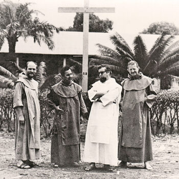 50년 전 처음 중앙아프리카 공화국에서 선교 활동을 시작한 4명의 가르멜회 소속 사제들 (출처=ACN 자료사진)