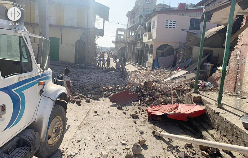 아이티 강진 직후 모습 (출처=ACN 자료사진)