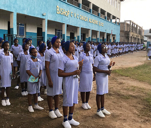 2020년 100만 어린이의 묵주기도, 가나의 학교 (출처=ACN 자료사진)
